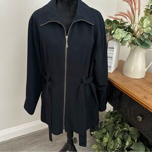 Fleet Street Women's Black Short Coat Size Medium, Minimalist, Casual